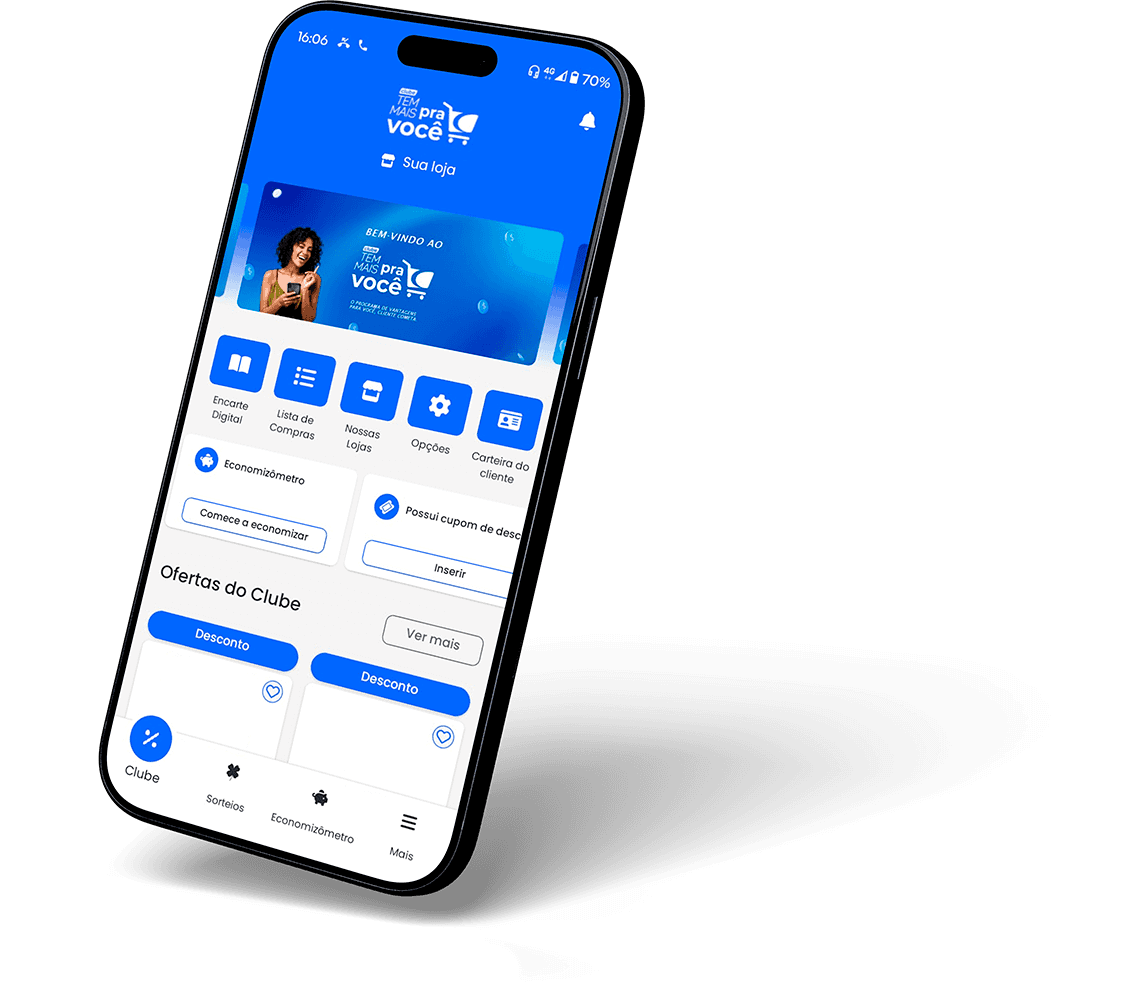 Aplicativo Tem mais pra você